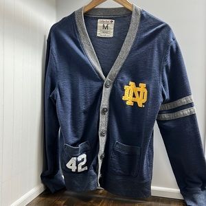 College Vault Notre Dame Cardigan